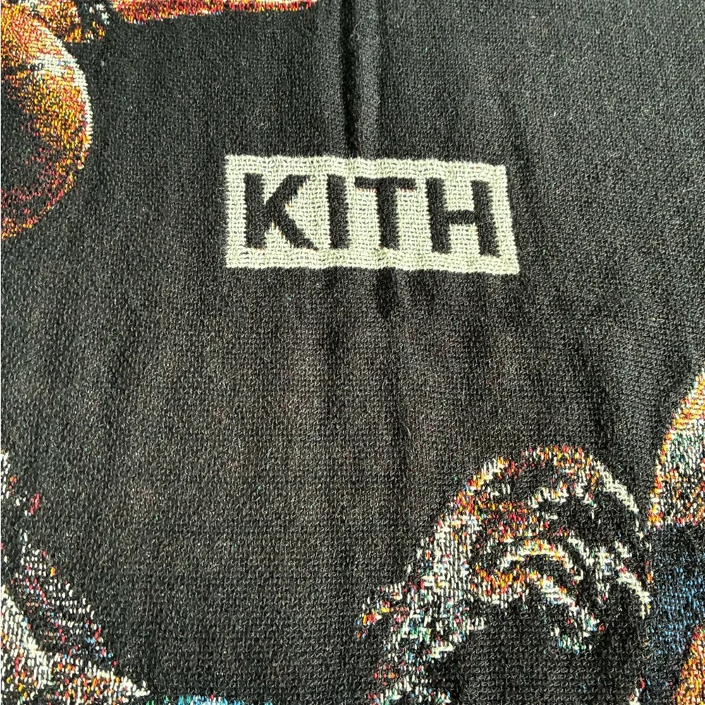 Kith Black Multi NBA Legends Tapestry NWT Rare